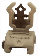 DH DIAMOND REAR POLY SIGHT FDE W/ NITEBRITE - 1402