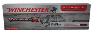 Winchester VARMINT X 243Winchester 58GR POLY TIP 40/5 - X243PXL