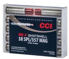 CCI 38SPL/357Mag Shotshell # 4 Round 10rd box - 3714CC CCI 38SPL/357Mag Shotshell # 4 Round 10rd box - 3714CC