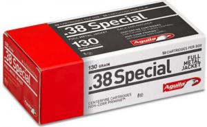 Fiocchi .38 Spl 130 Grain Full Metal Jacket 50rd box Fiocchi .38 Spl 130 Grain Full Metal Jacket 50rd box