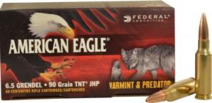 FEDERAL AMERICAN EAGLE 6.5 GRENDEL  90gr Hollow Point 50rd box value pack - AE65GDL90VP