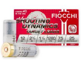 Fiocchi  Shooting Dynamics 12GA 2-3/4"  1-1/8oz  #7.5  25rd box - 12SD18X7