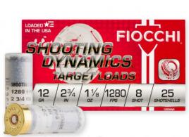 Main product image for Fiocchi Shooting Dynamic Target Load 12GA 2-3/4" 1-1/8oz #8 250rd box