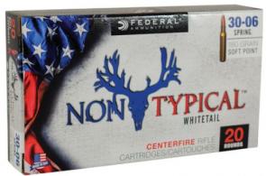 FED NON TYPICAL 30-06 180GR SP 20/10 - 3006DT180 FED NON TYPICAL 30-06 180GR SP 20/10 - 3006DT180