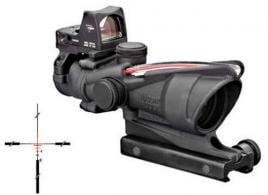 Trijicon ACOG Tactical 4x 32mm Green Chevron Reticle Rifle Scope