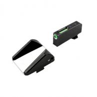 TruGlo TFX Square White Outline Front, F.A.S.T Black Rear Fiber Optic Handgun Sight - TG13GLFST TruGlo TFX Square White Outline Front, F.A.S.T Black Rear Fiber Optic Handgun Sight - TG13GLFST