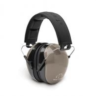 Walker's Passive Advanced Protection Muff Polymer 26 dB Over the Head Flat Dark Ear Cups with Black Headband Adult