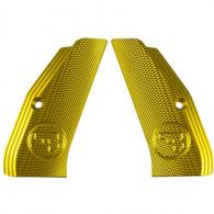 CZ ALUMINUM GRIPS FULL SIZE LONG GOLD CZUB LOGO - 40549