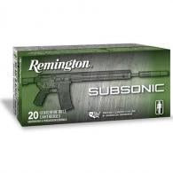 REM SUBSONIC .300 Black 220GR OTFB 20/10 - S300AAC4 REM SUBSONIC .300 Black 220GR OTFB 20/10 - S300AAC4