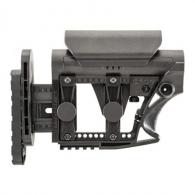 AR-15 Stock Assembly Adjustable Carbine Length Black - MBA3
