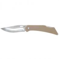 Schrade Slingshot Lockback Folder 4" Recurve Clip Point/Satin AUS-10 Blade 5" G10 Handle - 1159301 Schrade Slingshot Lockback Folder 4" Recurve Clip Point/Satin AUS-10 Blade 5" G10 Handle - 1159301