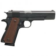 CDLY 1911 .45 ACP 5 Black BROWN CHECKERED GRIPS