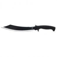 Schrade Decimate Parang 11.75" Fixed Parang Plain Black Black Oxide 3Cr13 Steel Blade 6.75" Black Rubber Overmold Hand - 1182527