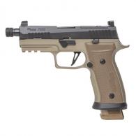 Sig Sauer P320 AXG Combat Custom Works 9mm 4.6" Threaded Optic Ready 21+1 - 320AXGCA9CWCBTTBR2