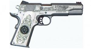 Colt Delta Elite Thor 10mm 5" Brushed Stainless Engraved 8+1 - O2020XETHR Colt Delta Elite Thor 10mm 5" Brushed Stainless Engraved 8+1 - O2020XETHR