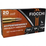 Fiocchi Hyperformance 7mm Remington Mag 154 Grain, 20 per box - 7RMHSA