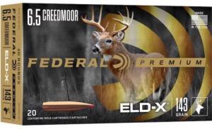 Federal Terminal Ascent 6.5 Creedmoor 143gr Eldx 20/Box - P65CRDELDX1 Federal Terminal Ascent 6.5 Creedmoor 143gr Eldx 20/Box - P65CRDELDX1