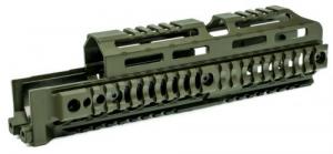 Midwest Industries AK Alpha Series Quad Rail Handguard 10" Olive Drab Green - AKALPHAQR10ODG