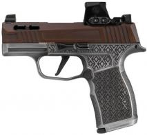 Sig Sauer P365 XMacro Shark Coast Tactical Debacle, 9mm, 3.7" Barrel, Gray/Brown, Threaded Barrel - 365X9BXR3RXX/300174041303 Sig Sauer P365 XMacro Shark Coast Tactical Debacle, 9mm, 3.7" Barrel, Gray/Brown, Threaded Barrel - 365X9BXR3RXX/300174041303