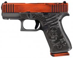 Glock 43x MOS "Live To Ride" 9mm Semi Auto Pistol - PX4350201FRMOSMC Glock 43x MOS "Live To Ride" 9mm Semi Auto Pistol - PX4350201FRMOSMC