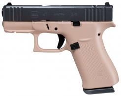Glock 43X MOS 9MM, 3.41" Barrel, Peach Fuzz, 10 Rounds - PX4350201FRMOSPF Glock 43X MOS 9MM, 3.41" Barrel, Peach Fuzz, 10 Rounds - PX4350201FRMOSPF