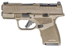 Springfield Armory Hellcat Micro Compact 9mm, 3" Barrel, Flat Dark Earth, Gear Up Package, 10 Rounds - HC9319FOSPLCGU24