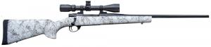 LSI Howa-Legacy M1500 22-250 Remington, 22" Barrel, Snow Camo, Game Pro 4-12X40 Scope - HGR22250SNWP