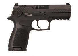 SIG P320 9mm 3.9 Optic Ready Manual Safety Black 15rd Off Duty - W320C9BSSPMSLE