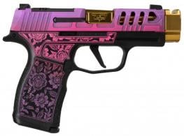 Sig Sauer Shark Coast Tactical "Disco Bug" P365X 9mm Semi Auto Pistol - 365X9BXR3PDISCOGCB Sig Sauer Shark Coast Tactical "Disco Bug" P365X 9mm Semi Auto Pistol - 365X9BXR3PDISCOGCB