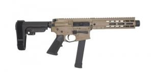 Brigade BM-9 Pistol 9mm Forged Receiver 9.5" Barrel SBA3 Tactical Brace 8" M-Lok Rail Mini Can - A0919022M