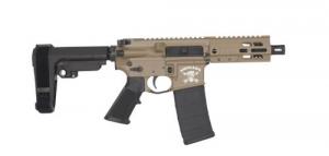 Brigade BM-15 Pistol 5.56 Forged Receiver 5" SBA3 Tactical Brace 5" M-Lok Rail A2 Flash Hider - A5615522M Brigade BM-15 Pistol 5.56 Forged Receiver 5" SBA3 Tactical Brace 5" M-Lok Rail A2 Flash Hider - A5615522M