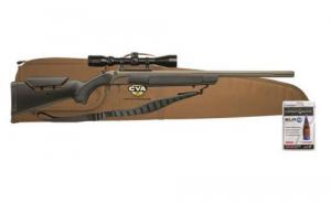 CVA Accura LR-X Muzzleloader .50 Caliber 30" Barrel Cerakote FDE/Black 4-12x44 Scope - PR3211NSCP