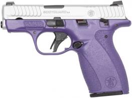 Smith & Wesson Bodyguard 2.0 Semi Auto Pistol, 380 ACP, 2.75" Barrel, Thumb Safety, Bright Purple, 12 Rounds - 14435 Smith & Wesson Bodyguard 2.0 Semi Auto Pistol, 380 ACP, 2.75" Barrel, Thumb Safety, Bright Purple, 12 Rounds - 14435