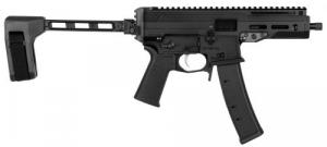 Nemo Omen Mongoose Semi Auto Pistol, 9mm, 5.8" Threaded Barrel, With Brace, 35 Rounds - MNG9MMCTB Nemo Omen Mongoose Semi Auto Pistol, 9mm, 5.8" Threaded Barrel, With Brace, 35 Rounds - MNG9MMCTB