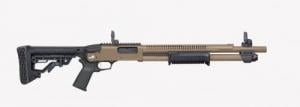 Mossberg & Sons 590R 12GA 18.5 MAGPUL MBUS Flat Dark Earth 7RD - 50758 Mossberg & Sons 590R 12GA 18.5 MAGPUL MBUS Flat Dark Earth 7RD - 50758