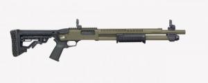 Mossberg & Sons 590R 12GA 18.5 MAGPUL MBUS Olive Drab Green 7RD - 50759