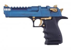 Magnum Research DESERT EAGLE .357 MAG 5 BLK/CARBO BLUE - DE357L5CBGBLEM
