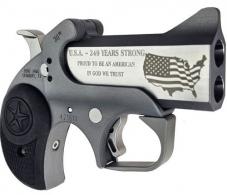 Bond Arms 30th Rowdy 45LC/410 3" Stainless Derringer - BA30TH45LC410 Bond Arms 30th Rowdy 45LC/410 3" Stainless Derringer - BA30TH45LC410