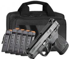 Smith & Wesson M&P9 Shield Plus 9mm Bundle, Savior Bag, 6 Magazines - 14750