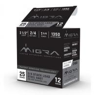 MIGRA STAXD STEEL 12GA 3.5 1-3/8OZ #2-4 25/10 - M12LSS24