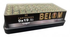 GO BELOM 9MM 124GR FMJ BRASS 1000/1 (100) - 8606110608086