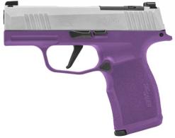 SIG P365 9MM 3.1 PURPLE RAIN Stainless Steel X-SERIES 12RD OR - 365X9TXR3PR SIG P365 9MM 3.1 PURPLE RAIN Stainless Steel X-SERIES 12RD OR - 365X9TXR3PR