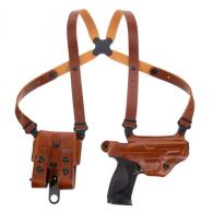 Galco Miami Classic Shoulder System Tan Leather Fits Glock 20,21,29,30 Right Hand - MC228 Galco Miami Classic Shoulder System Tan Leather Fits Glock 20,21,29,30 Right Hand - MC228