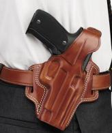 Galco Fletch High Ride Tan Leather Belt S&W L Frame Right Hand - FL104