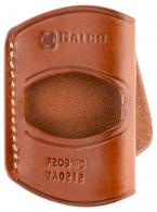 Galco YAQ202 Yaqui OWB Tan Leather Compatible w/S&W M&P Shield/Glock 17 Gen1-5/Walther CCP Fits 3-3.30" Barrel Paddle Mount Righ - 158