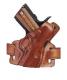 Galco Silhouette High Ride Belt 4" S&W L Frame Leather Tan - SIL104