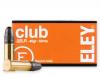 Eley Club Lead Round Nose 22 Long Rifle Ammo 50 Round Box - 02100