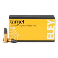 Eley Target Lead Round Nose 22 Long Rifle Ammo 50 Round Box - 03190
