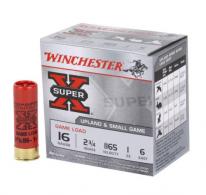 Winchester SUPER-X 16GA. 2.75" 1oz #6 25rd box - XU166A Winchester SUPER-X 16GA. 2.75" 1oz #6 25rd box - XU166A