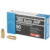 Aguila .380 ACP 90gr JHP 50rd box Aguila .380 ACP 90gr JHP 50rd box